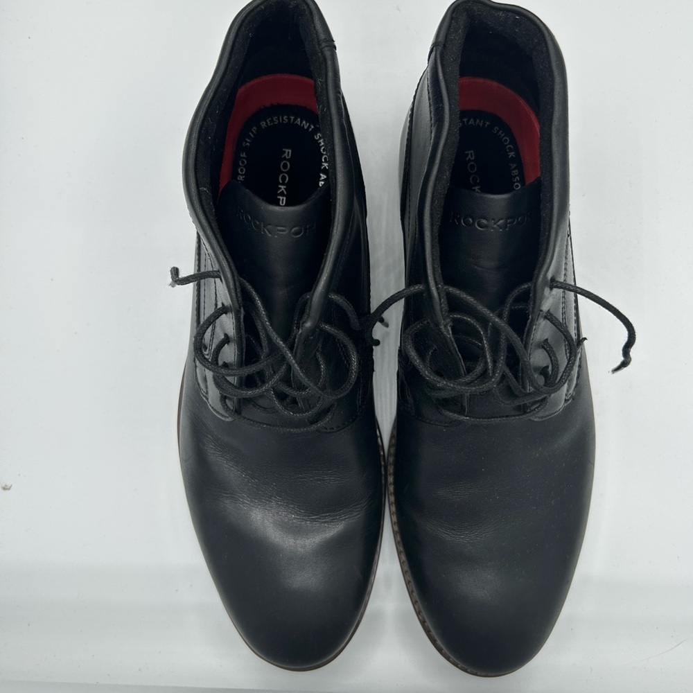 Rockport Black Leather Oxfords